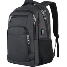 Cargar imagen en el visor de la galería, Mochila – Bolsa de Viaje y Exterior, Bolso para Lentes de Cámara, Mochila Negra Ergonómica para Portátil, Gran Capacidad, Impermeable y Ideal para Montañismo
