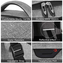 Cargar imagen en el visor de la galería, Mochila – Bolsa de Viaje y Exterior, Bolso para Lentes de Cámara, Mochila Negra Ergonómica para Portátil, Gran Capacidad, Impermeable y Ideal para Montañismo
