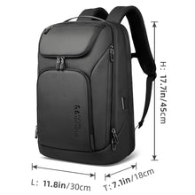 Cargar imagen en el visor de la galería, Mochila Empresarial “Heroic Knight” – Mochila Impermeable de Viaje para Portátil de 17.3&quot;, Alta Capacidad, Multifuncional y con Puerto USB de Carga
