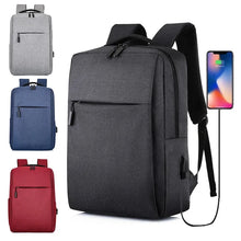 Cargar imagen en el visor de la galería, Nueva Mochila Empresarial Versátil – Mochila Escolar con USB Recargable, Impermeable y con Compartimento para Portátil
