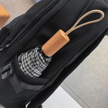 Cargar imagen en el visor de la galería, Mochila de Gran Capacidad de Color Sólido para Estudiantes de Secundaria – Mochila de Viaje Negra y Simple para Estudiantes de Secundaria y Preparatoria
